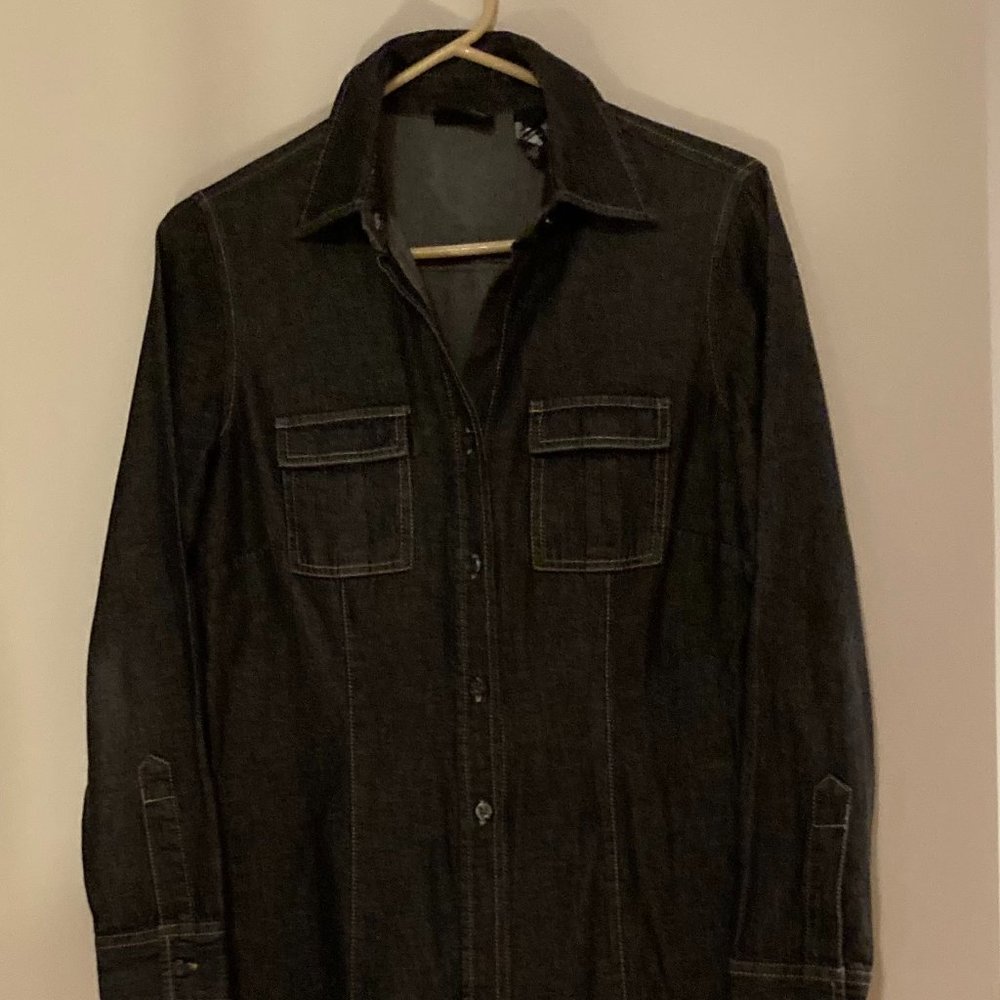 NYJeans Black Jean Tunic in Size Small